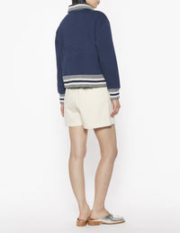 Jacket with embossed logo - Ink Blue