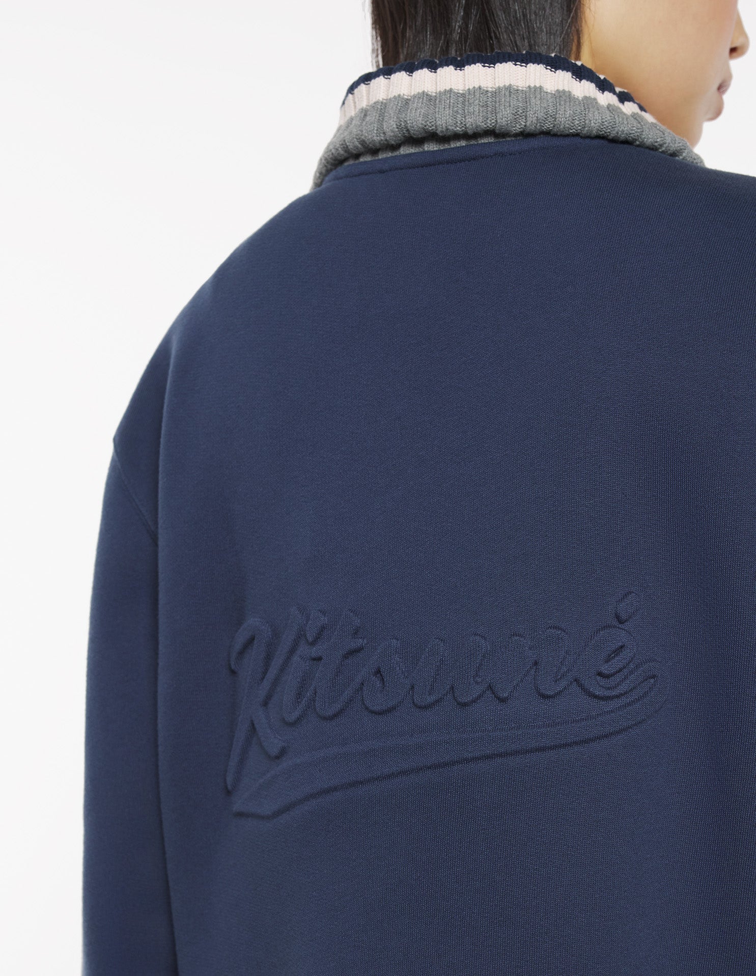 Blouson avec logo embossé - Ink Blue