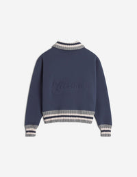 Jacket with embossed logo - Ink Blue