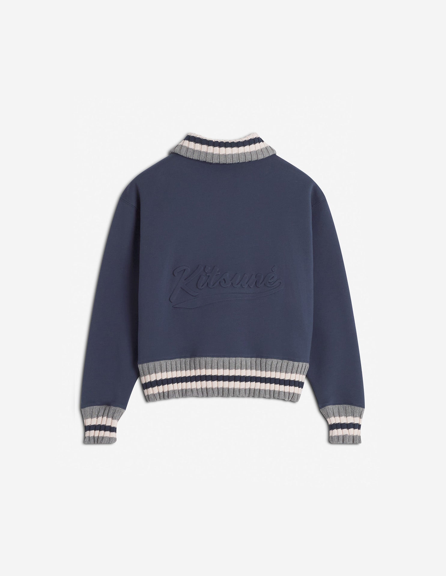 Jacket with embossed logo - Ink Blue