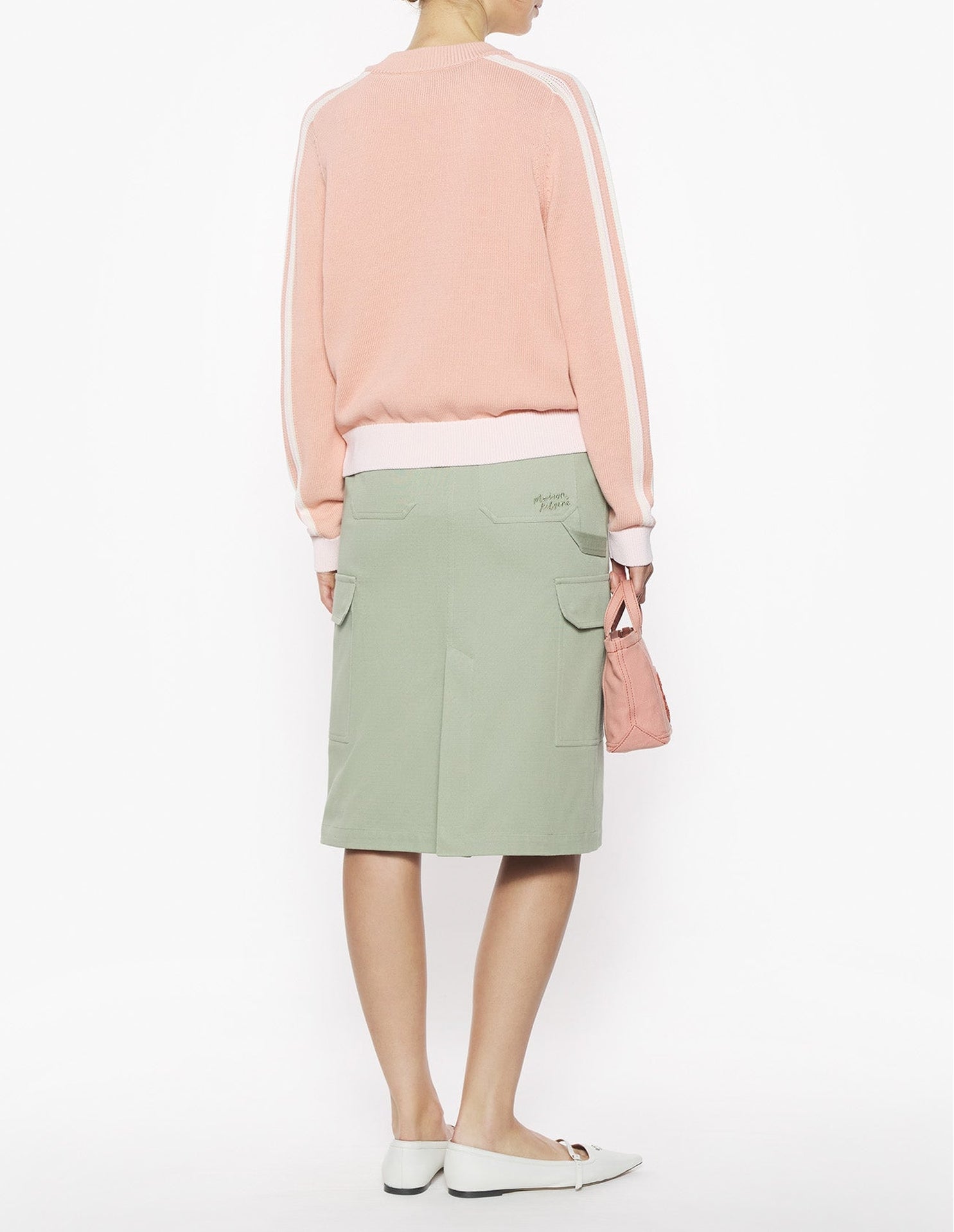 Long-sleeved zip-up jacket - Peach Fruit