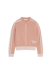 Long-sleeved zip-up jacket - Peach Fruit