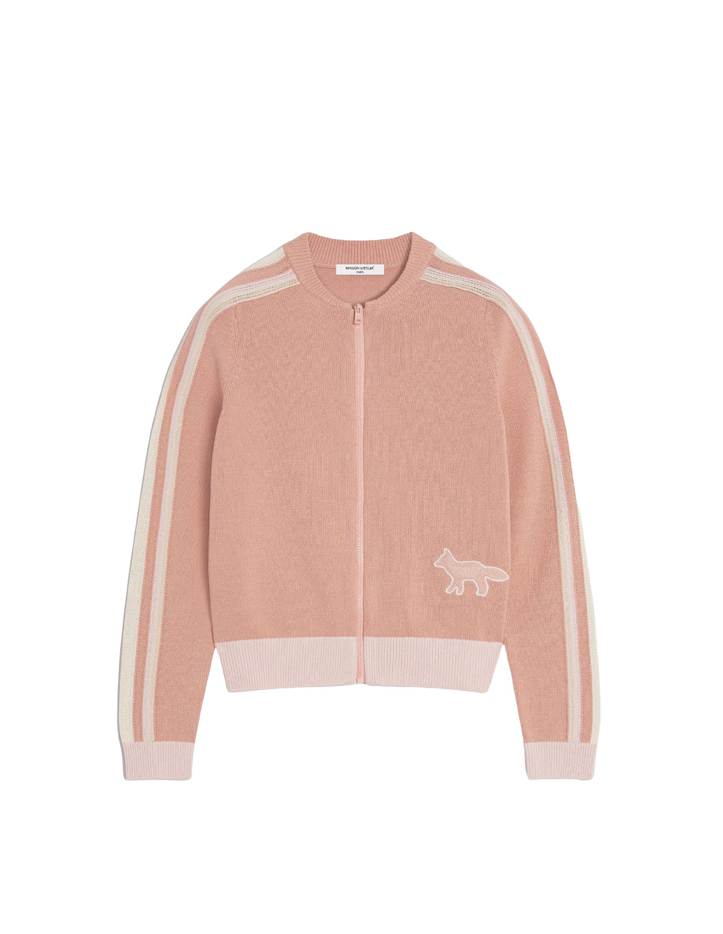 Long-sleeved zip-up jacket - Peach Fruit