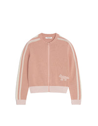 Long-sleeved zip-up jacket - Peach Fruit