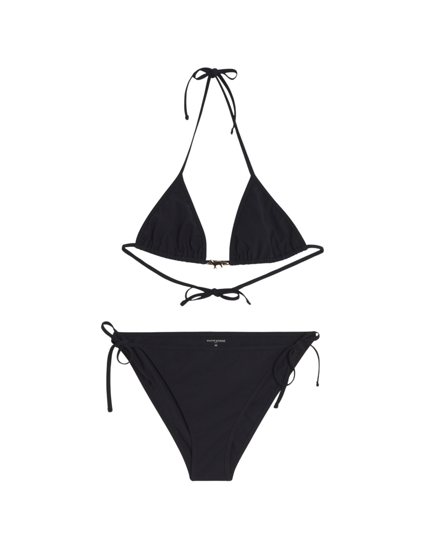 Ensemble de bikini à nœud - Black