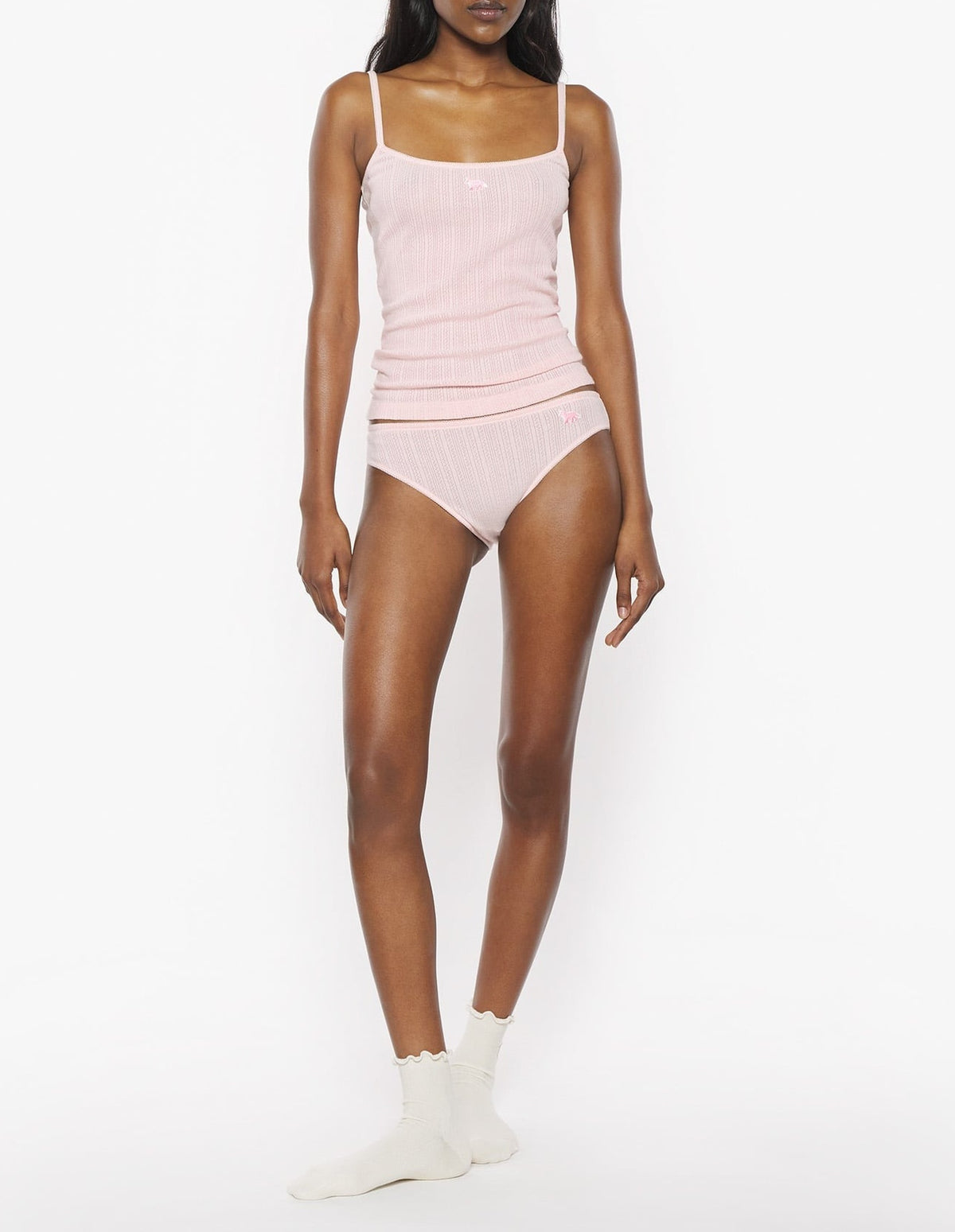 Culotte Baby Fox avec écusson brodé - Rosewater