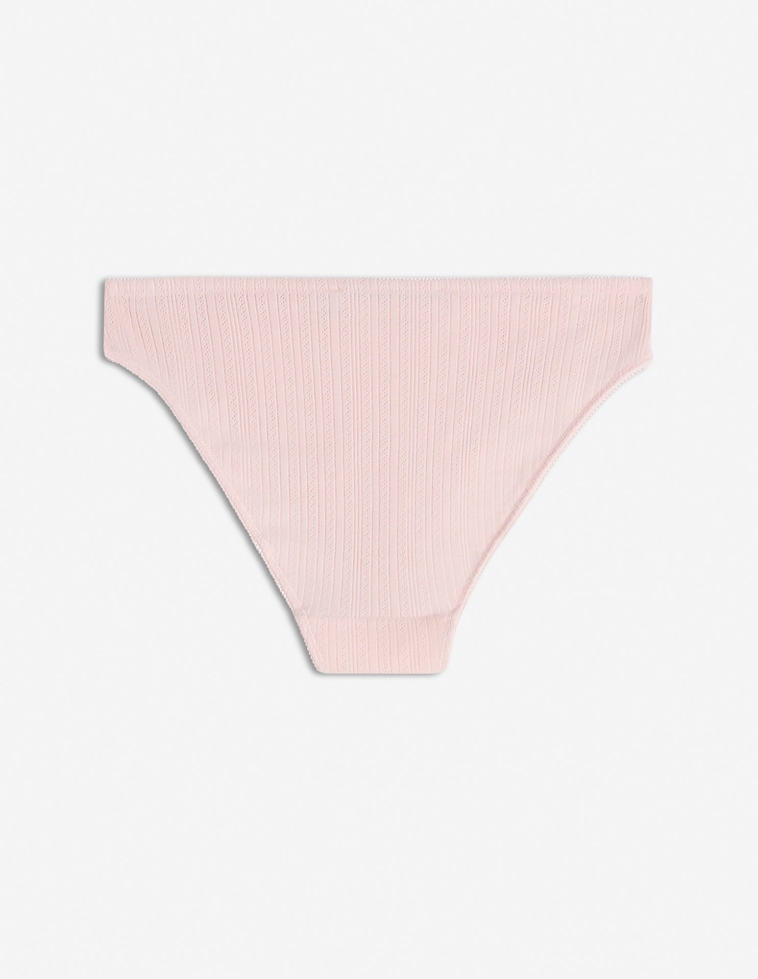 Pointelle Baby Fox Panties - Rosewater