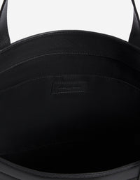 Sac cabas moyen en cuir Fox head - Black