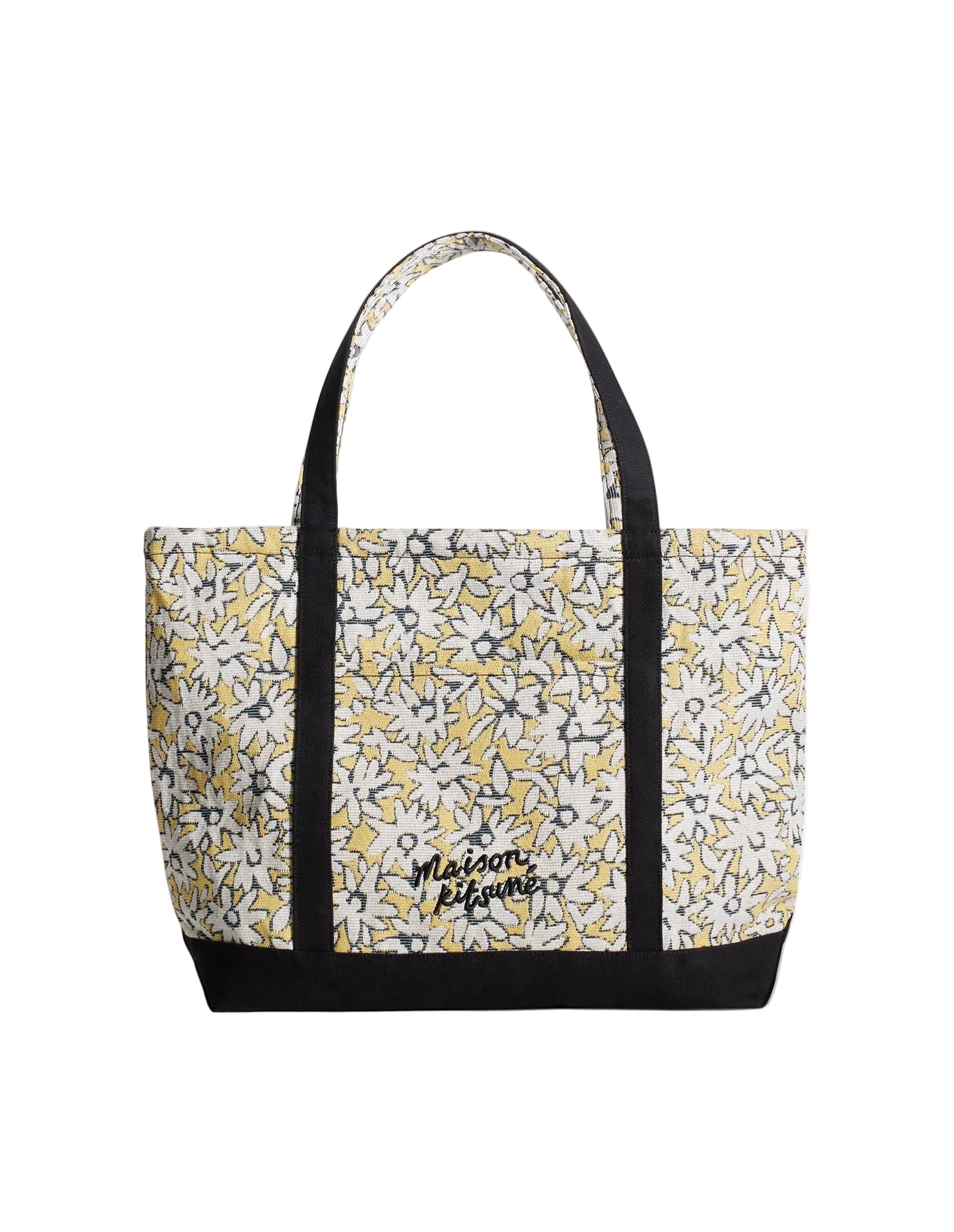 Daisy Field Large Jacquard Tote - Mimosa Print