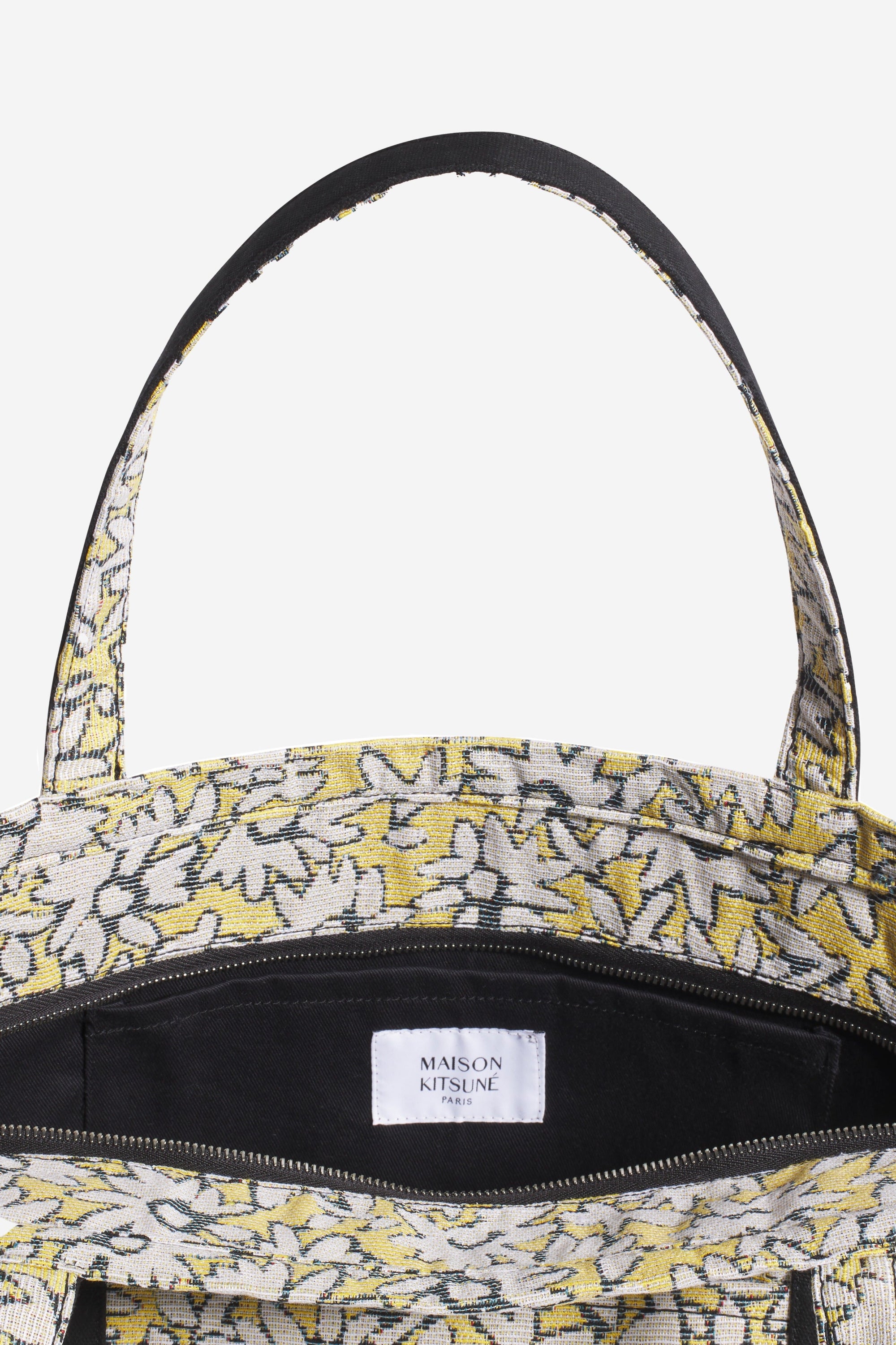 Daisy Field Large Jacquard Tote - Mimosa Print