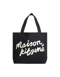 Maison Kitsuné signature tote bag - Black