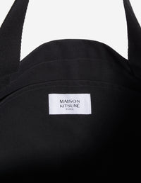 Maison Kitsuné signature tote bag - Black