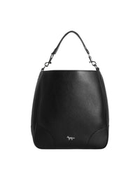 Sac hobo Boogie en cuir - Black