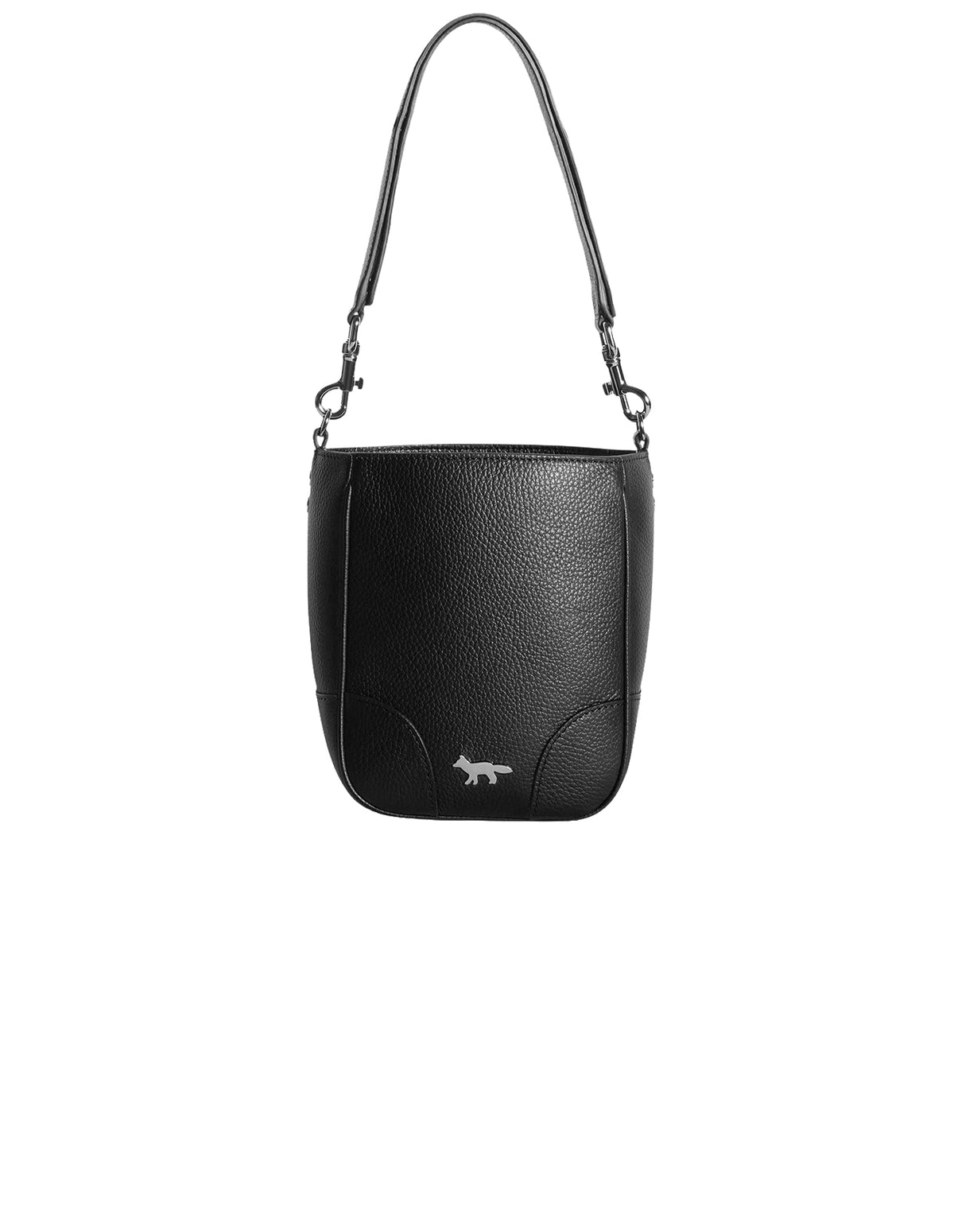 Sac seau boogie en cuir - Black
