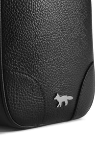 Leather boogie bucket bag - Black