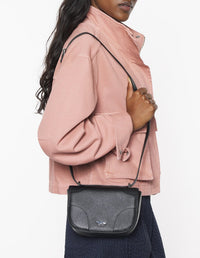 Mini sac boogie en cuir - Black