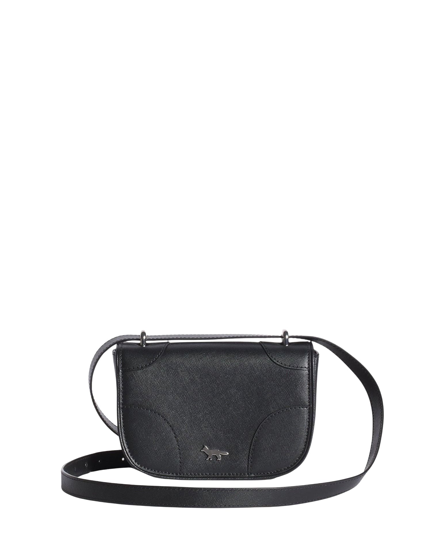 Mini leather boogie bag - Black
