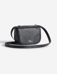 Mini leather boogie bag - Black
