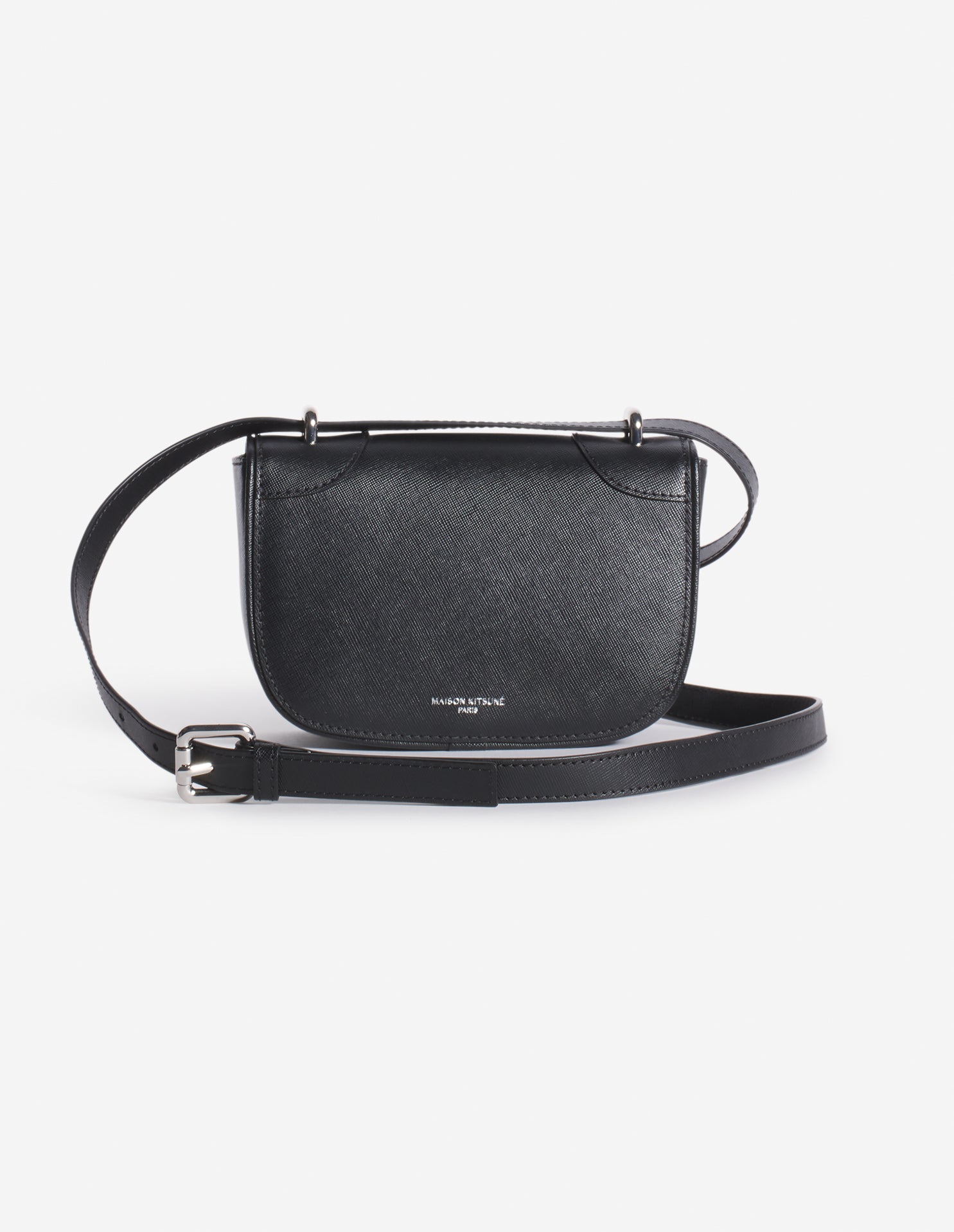 Mini leather boogie bag - Black
