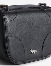 Mini leather boogie bag - Black