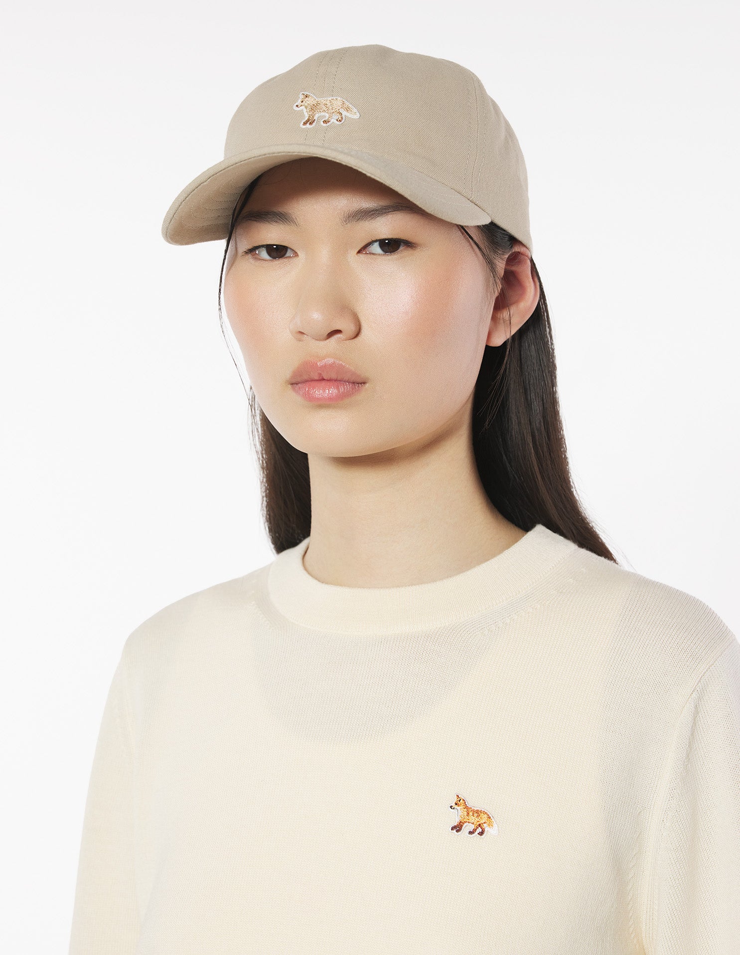 Baby Fox Cap - Pure Cashmere