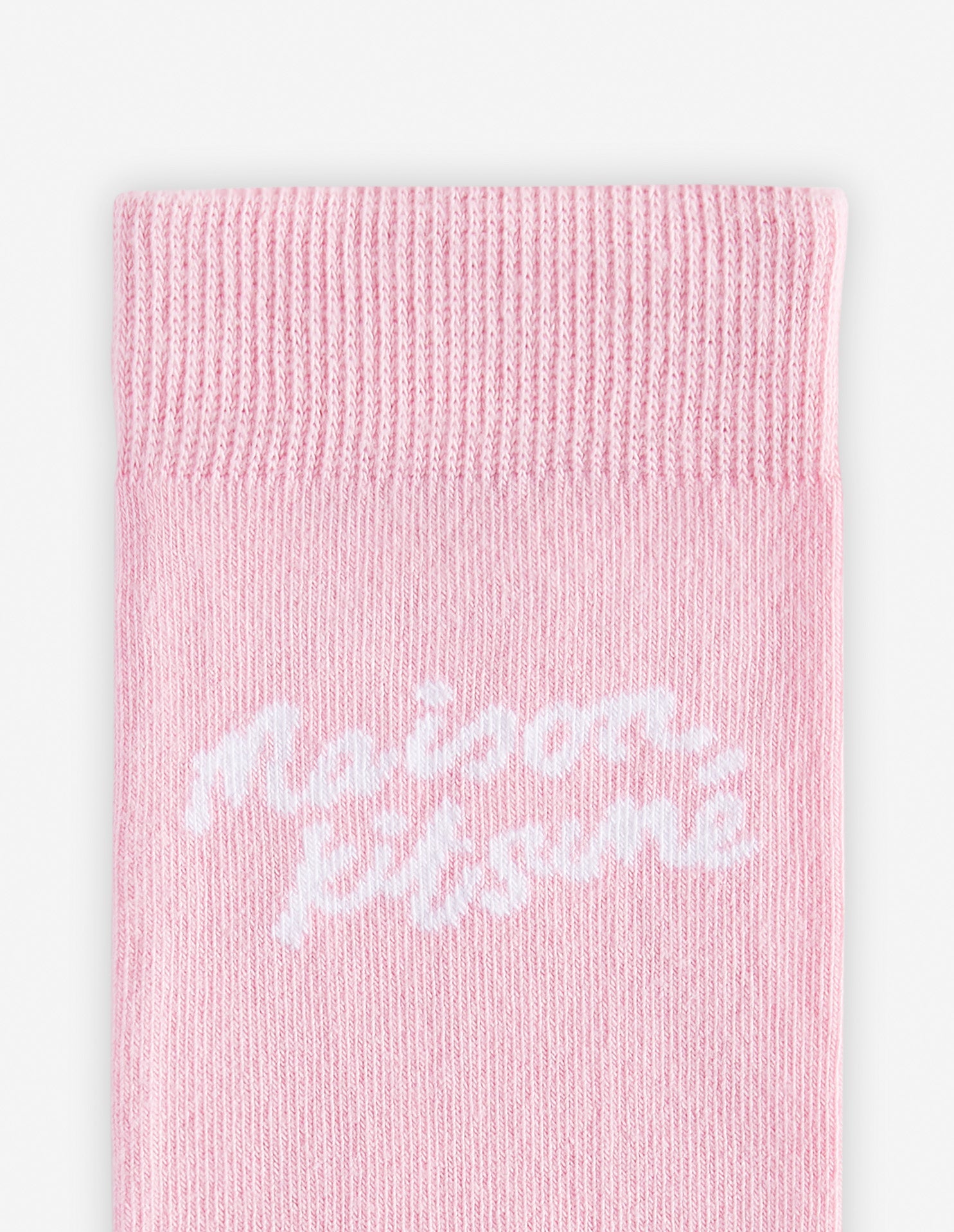 Logo jacquard socks - Begonia