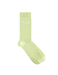 Logo jacquard socks - Lime