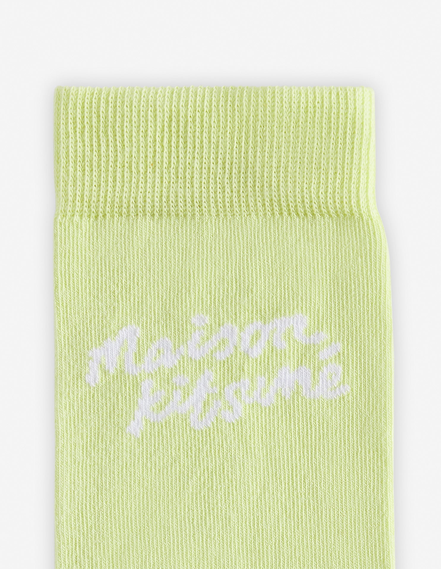 Chaussettes en jacquard à logo - Citron Vert