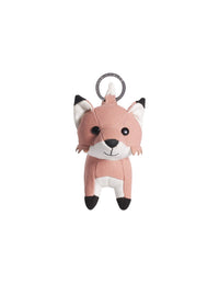 Porte-clés Fox avec anneau - Porcelaine Pink
