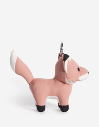Porte-clés Fox avec anneau - Porcelaine Pink