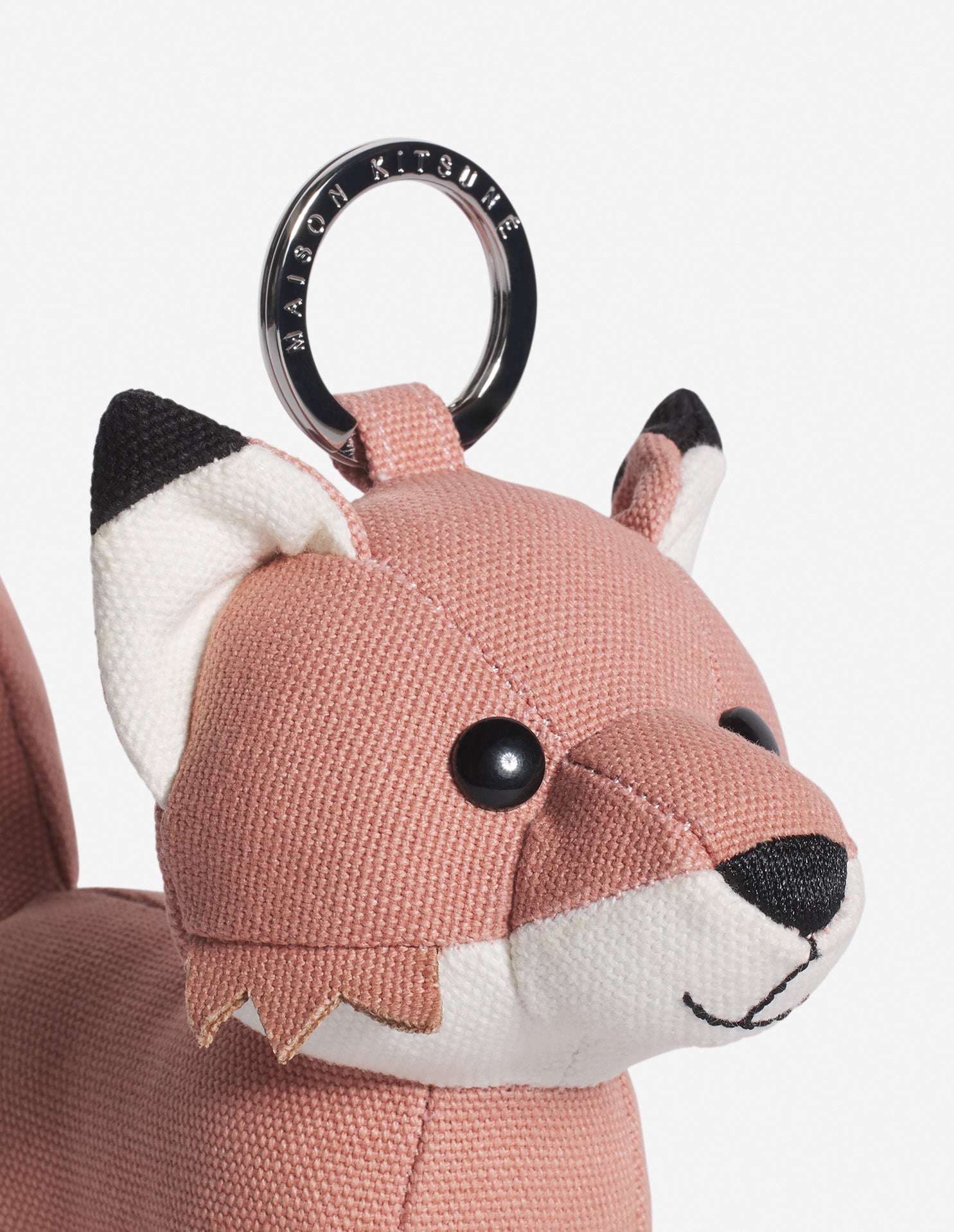 Porte-clés Fox avec anneau - Porcelaine Pink