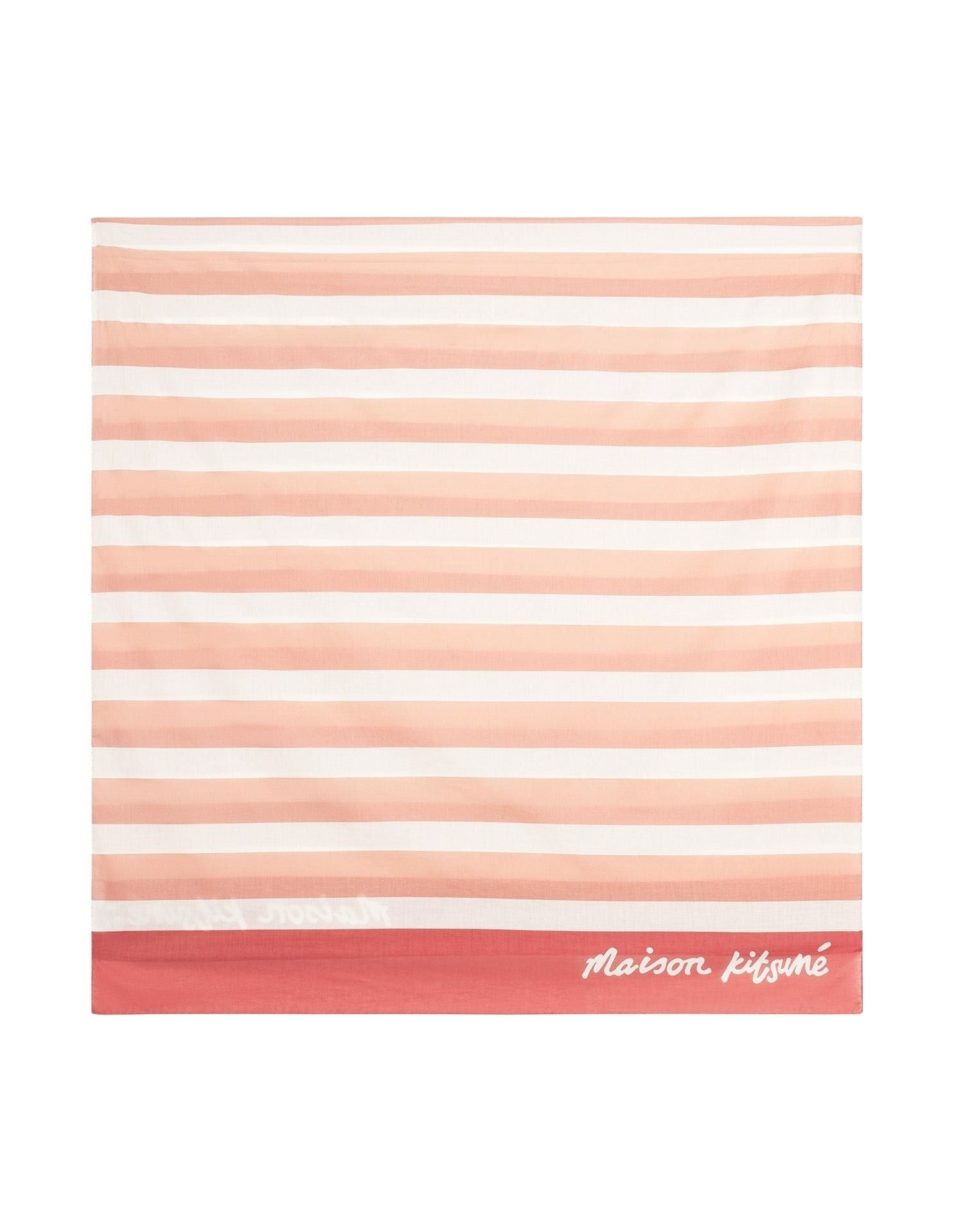 Maison Kitsuné logo sarong - Canyon Sunset & White