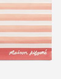 Maison Kitsuné logo sarong - Canyon Sunset & White