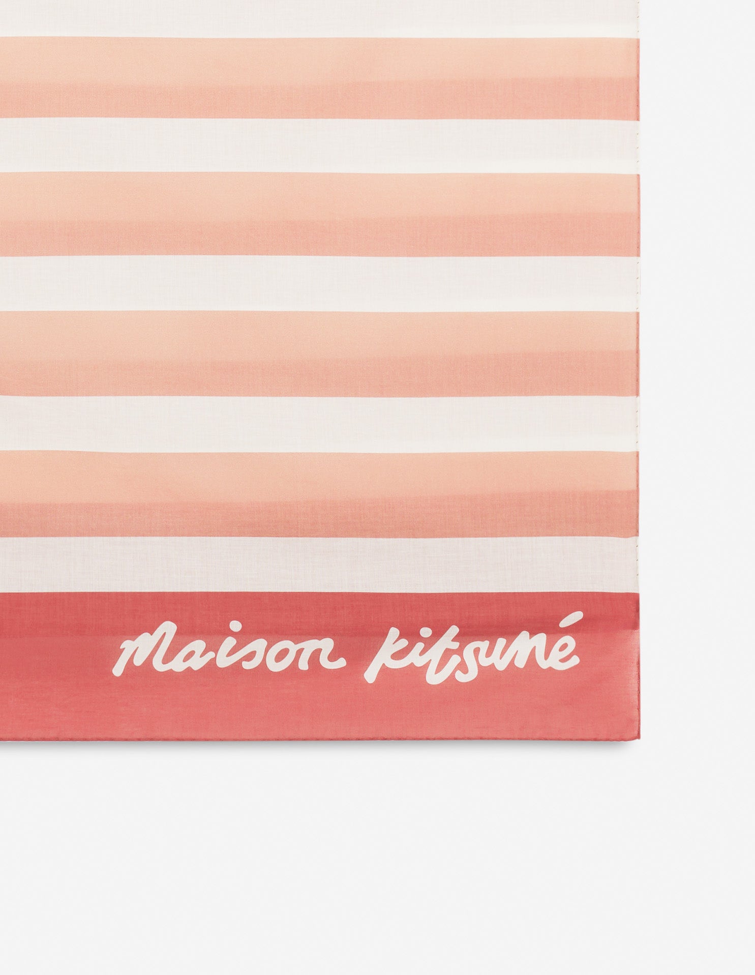 Maison Kitsuné logo sarong - Canyon Sunset & White