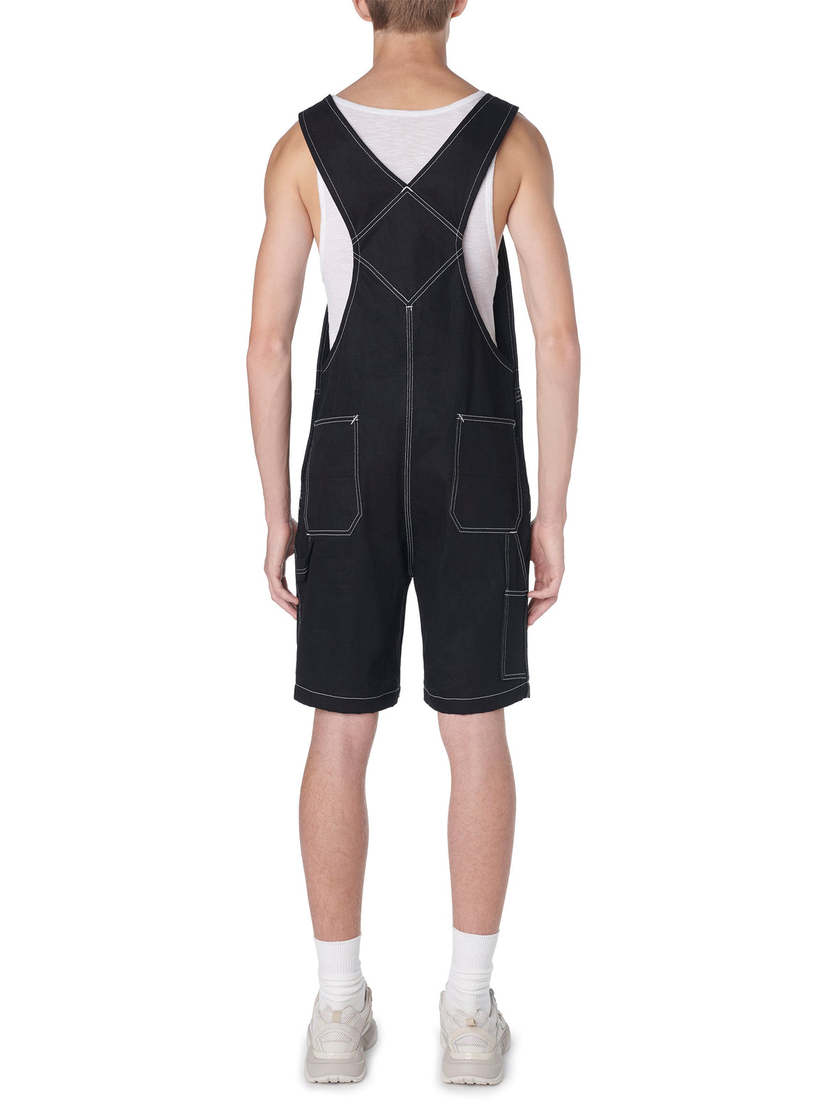BERMUDA OVERALLS / TOPSTITCH