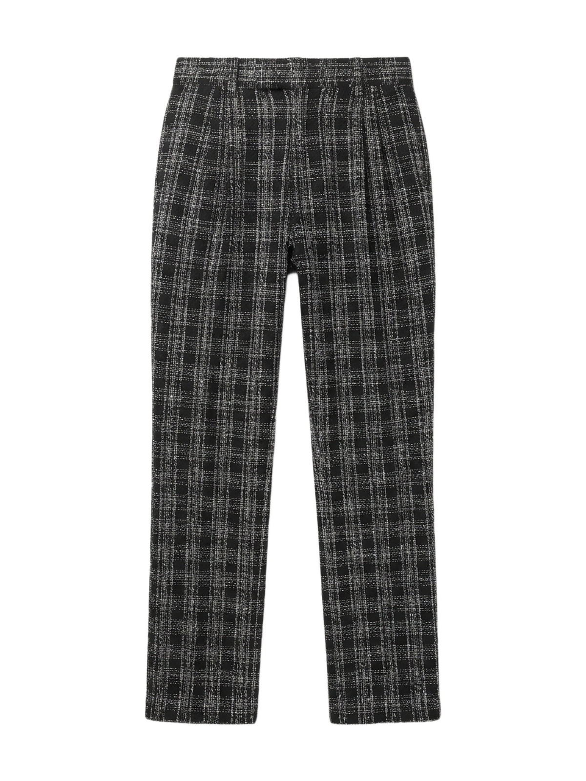 BOUCLE PLEAT RELAXED TROUSER
