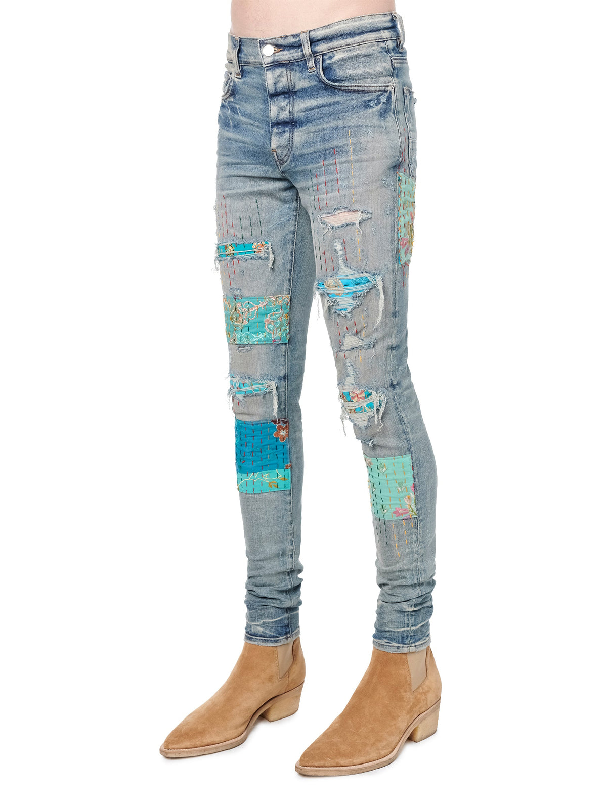 QUILTED ARTPATCH JEAN