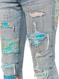 QUILTED ARTPATCH JEAN