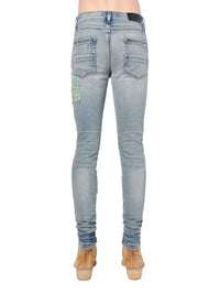 QUILTED ARTPATCH JEAN