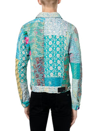 QUILTED PATCHWORK TRUCKER