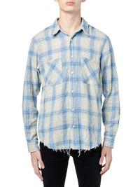 DOUBLE FACE DISTRESSED SHIRT