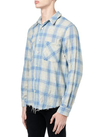 DOUBLE FACE DISTRESSED SHIRT