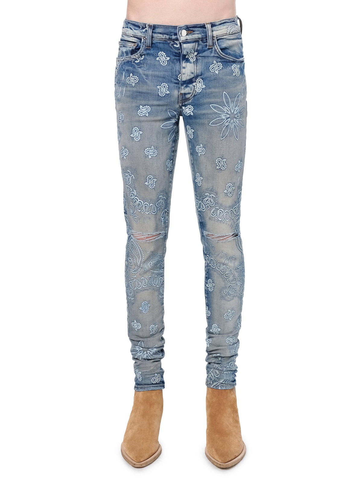 FLOCKED BANDANA JEAN