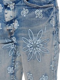 FLOCKED BANDANA JEAN