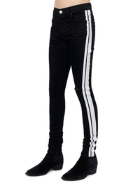 FLOCKED TRACK JEAN
