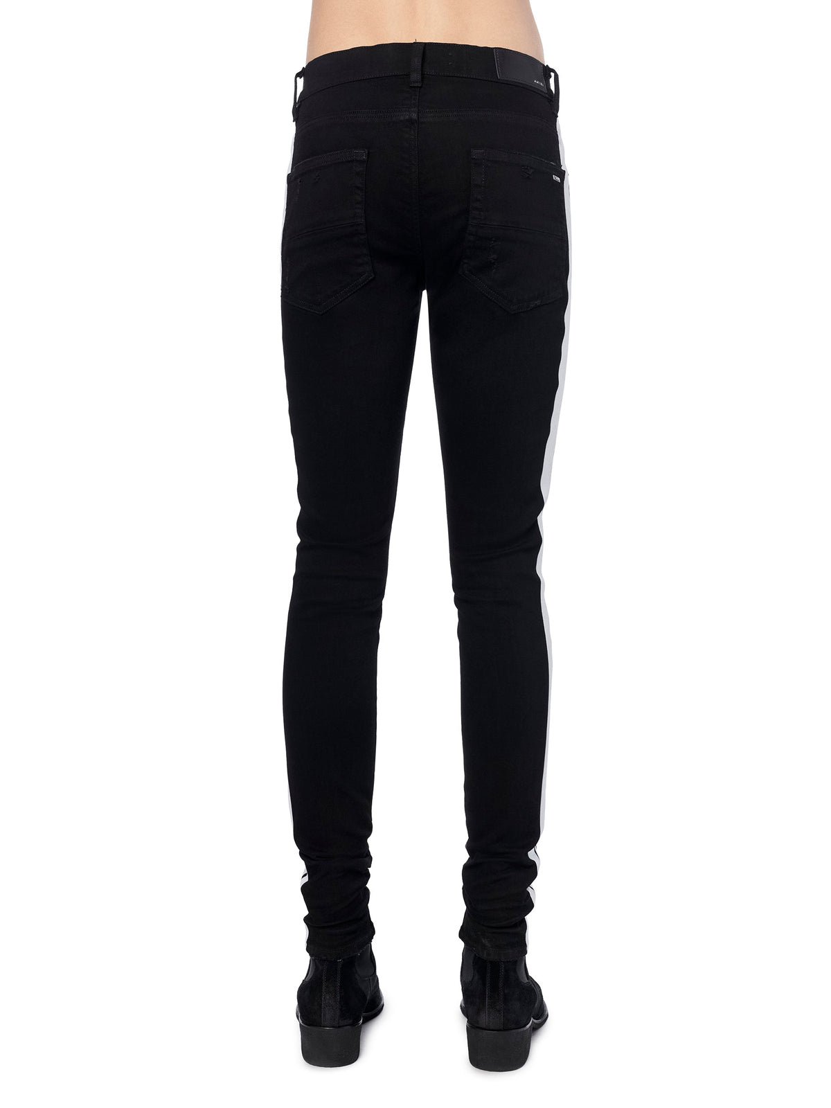 FLOCKED TRACK JEAN