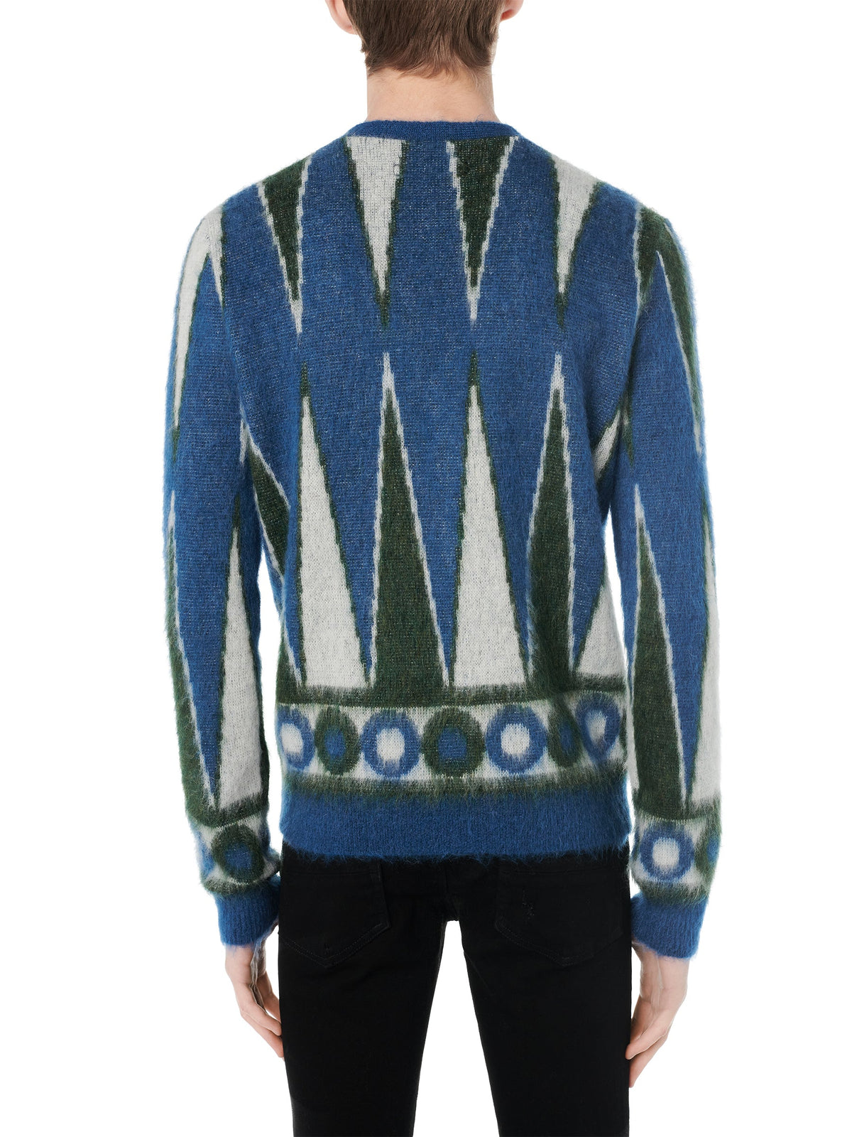 BACKGAMMON BRUSHED CARDIGAN