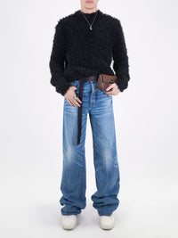 FEATHER OVERSIZED CREW