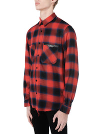 AMIRI APPLIQUE FLANNEL