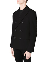 BOILED WOOL DOUBLE BREASTD JKT